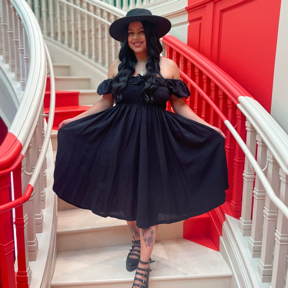 🖤 Foxblood off the shoulder dress 🖤